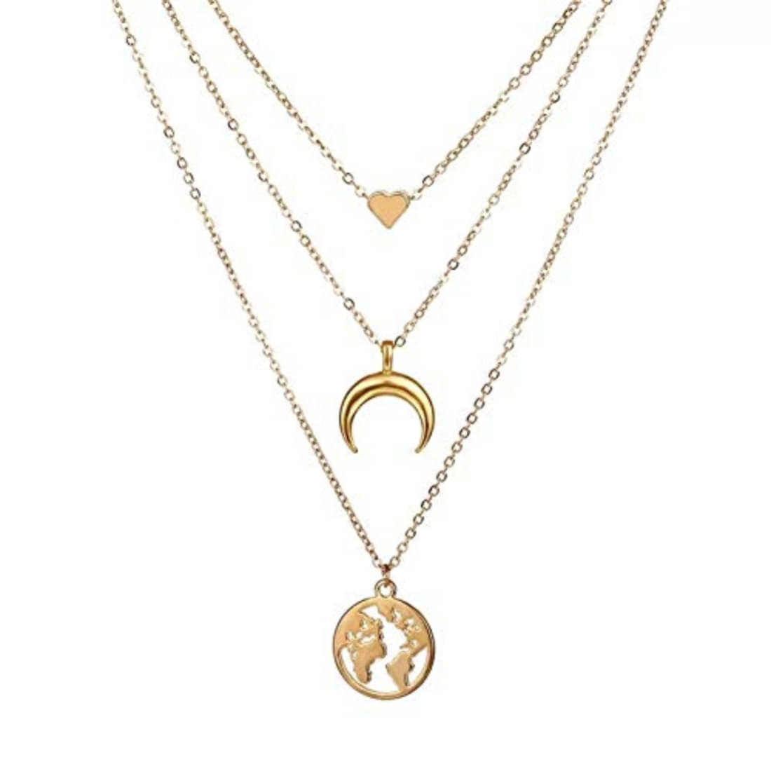     			YouBella Jewellery Stylish Combo of Two Necklace Chains for Women and Girls (Style 3)
