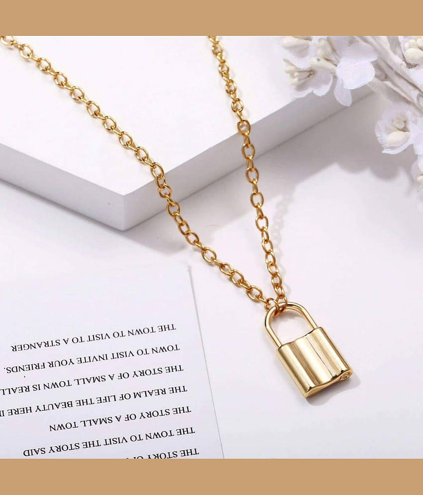 YouBella Jewellery Stylish Combo of Two Necklace Chains for Women and Girls (Style 3)