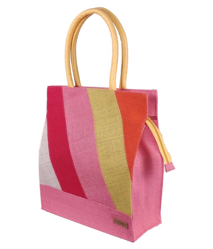 Foonty Pink Lunch Bags - 1 Pc - Handbags | Buy online on ZillyBuy