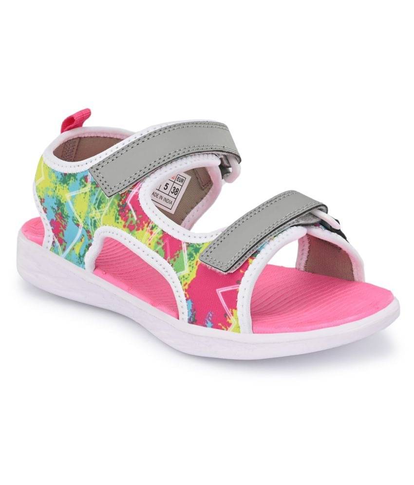    			OFF LIMITS Multi Color Floater Sandals