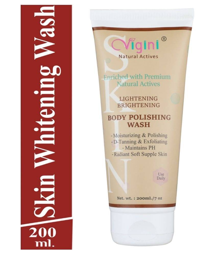 Vigini Body Wash use with Skin Whitening Soap Serums Gel Brightening Vitamin C Moisturizing Soap 200 g     			Vigini Body Wash use with Skin Whitening Soap Serums Gel Brightening Vitamin C Moisturizing Soap 200 g