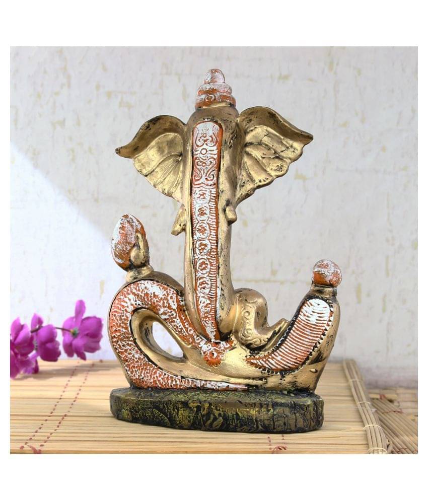 eCraftIndia Showpiece Resin Ganesha Idol 12 x 5 cms Pack of 1 eCraftIndia Showpiece Resin Ganesha Idol 12 x 5 cms Pack of 1