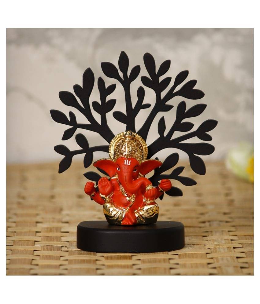 eCraftIndia Showpiece Wood Ganesha Idol 12 x 6 cms Pack of 1 eCraftIndia Showpiece Wood Ganesha Idol 12 x 6 cms Pack of 1