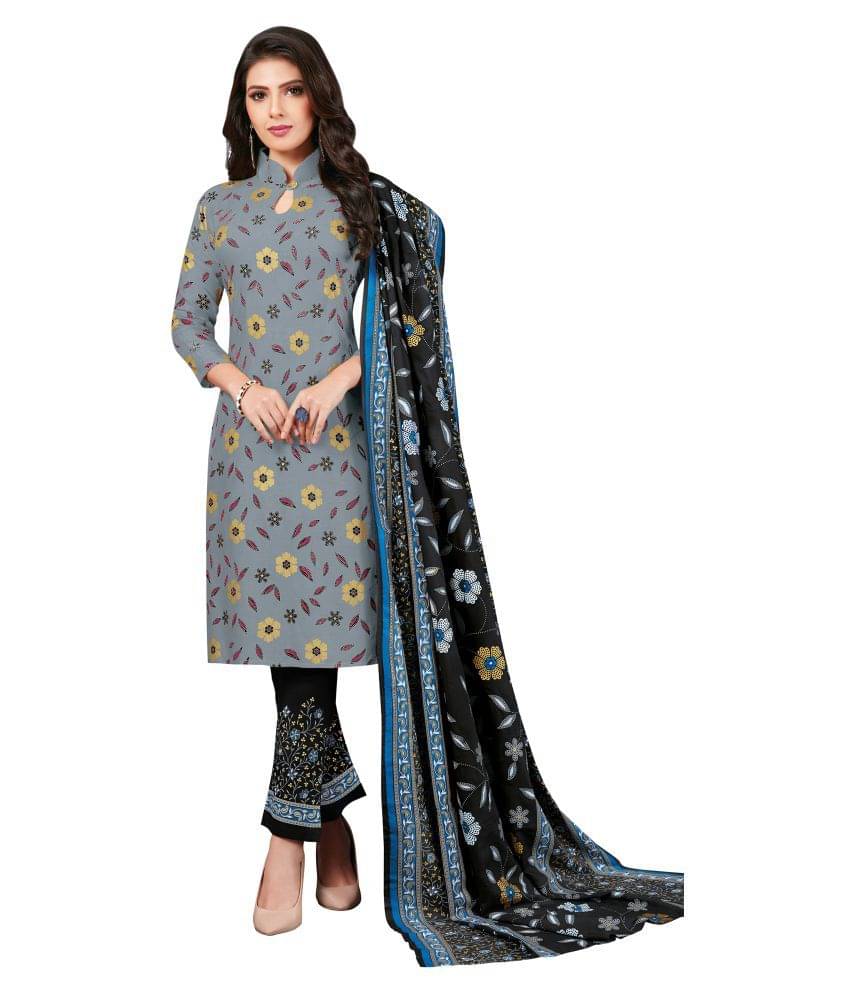 shree jeenmata collection - Light Grey Straight Rayon Women's Stitched Salwar Suit ( Pack of 1 ) shree jeenmata collection - Light Grey Straight Rayon Women's Stitched Salwar Suit ( Pack of 1 )