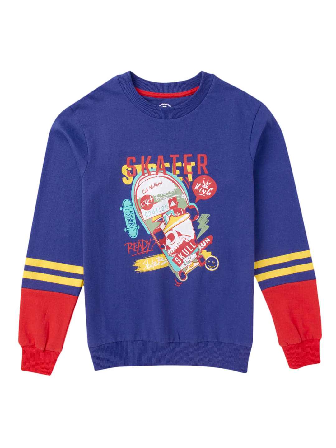     			Cub Mcpaws Pack of 1 Boys Cotton Blend Sweatshirt ( Dark Blue )