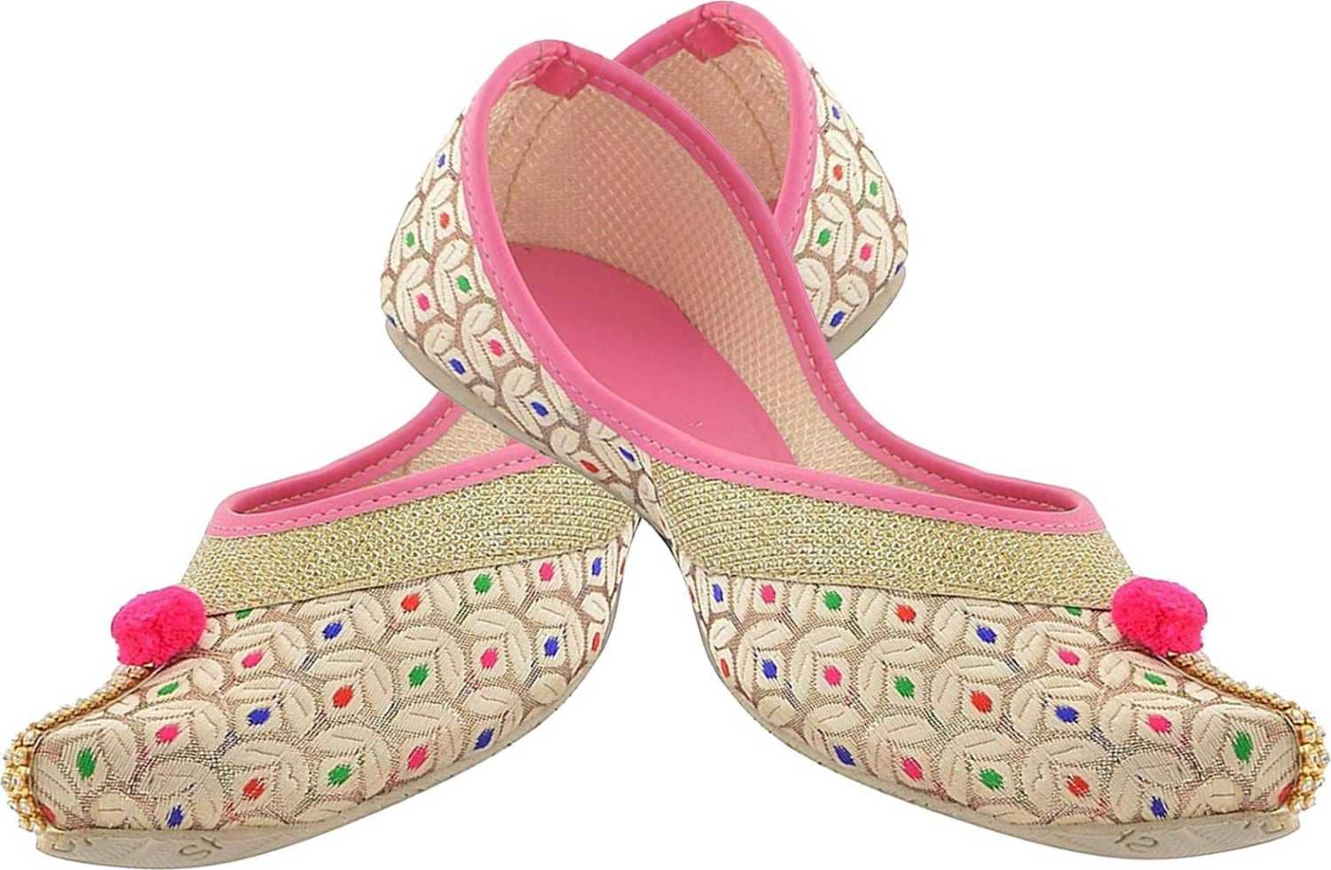 Raj Pink Ethnic Footwear - Ethnic Shoes | Buy online on ZillyBuy