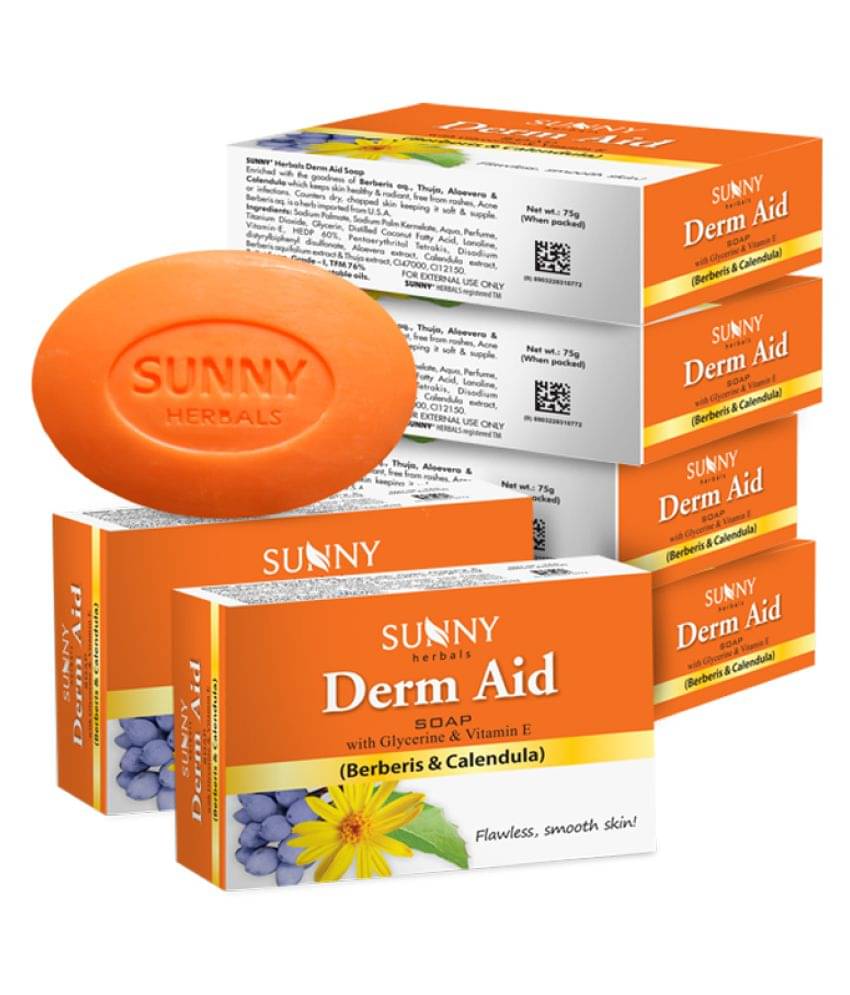     			SUNNY HERBALS - Moisturizing Soap for Normal Skin (Pack of 6)