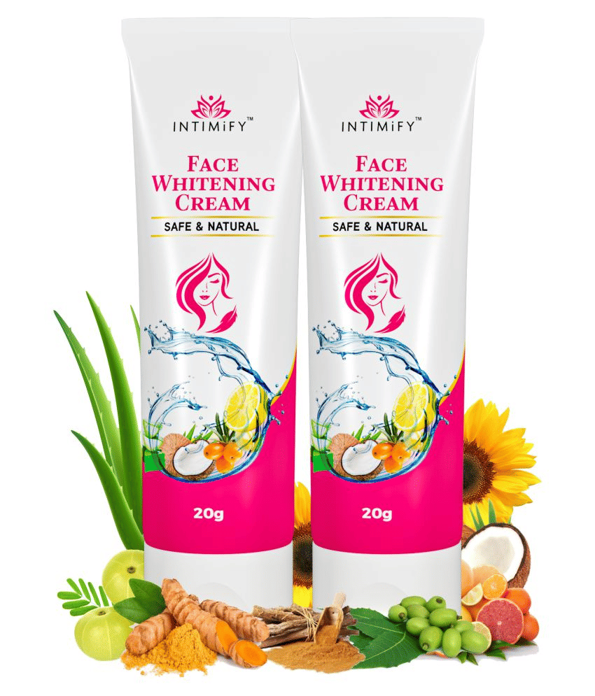     			Intimify Face Whitening Cream For Skin Lightening Anti Aging & Skin Repair Day Cream 20 gm Pack of 2