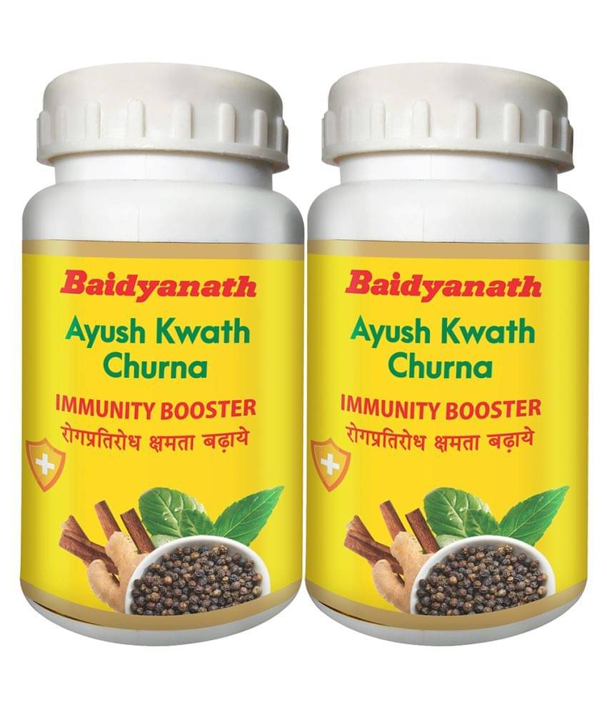 Baidyanath Ayush Kwath Churna Powder 100Gm+100Gm (Pack of 2) Baidyanath Ayush Kwath Churna Powder 100Gm+100Gm (Pack of 2)