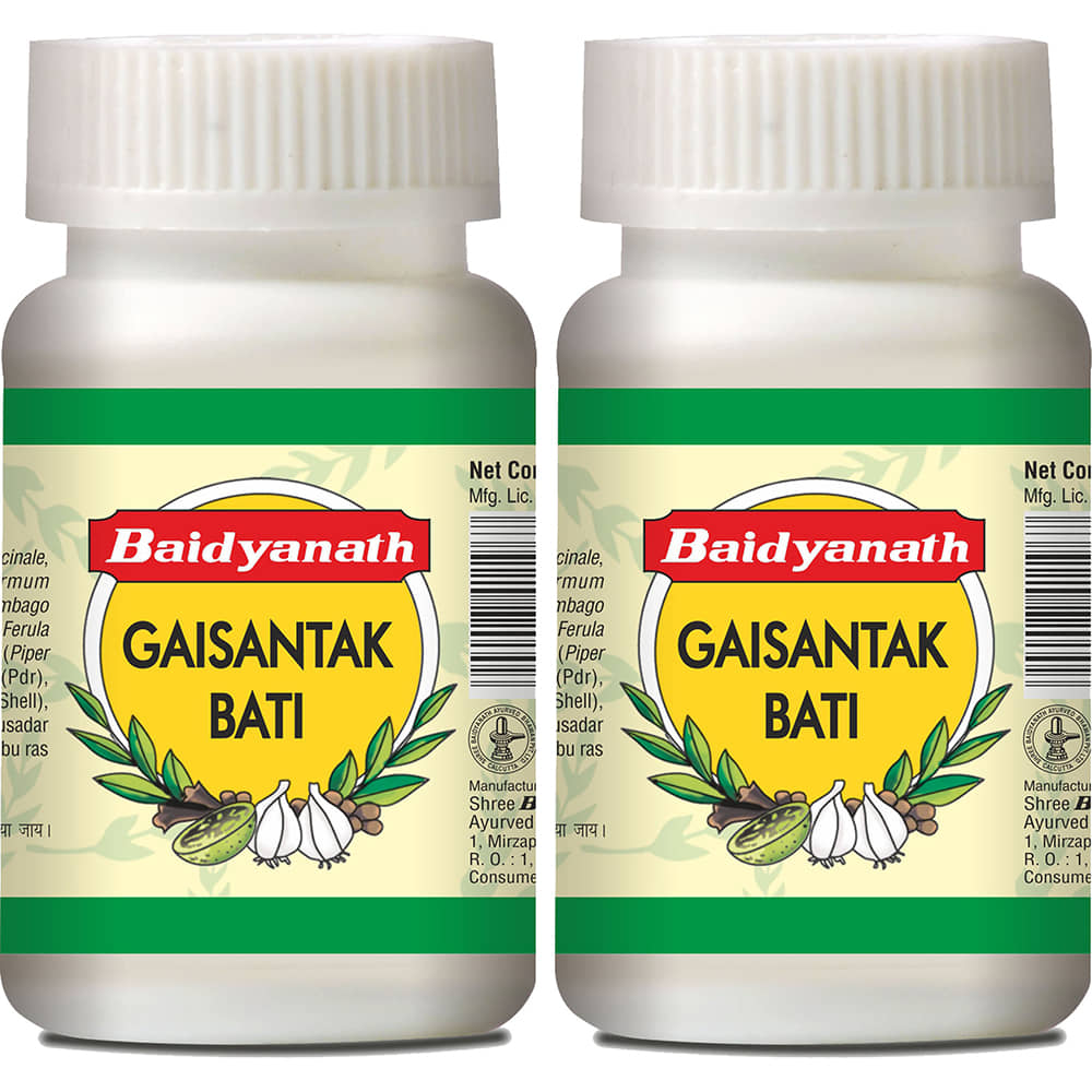 Baidyanath Gaisantak Bati Tablet 200 Gm (Pack of 2)
