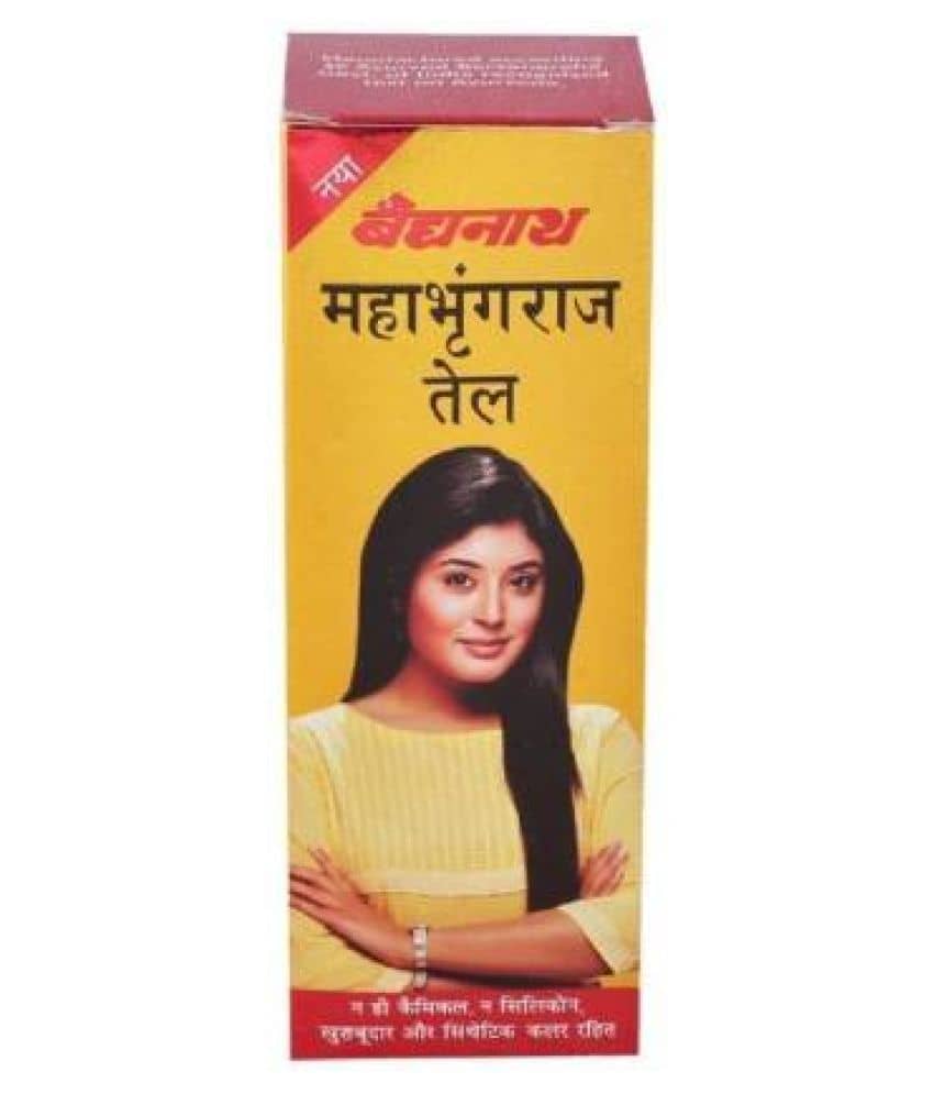 Baidyanath Mahabhringraj Hair Oil for Growth, Nourishment & Anti-Dandruff 200ml (Pack of 2)