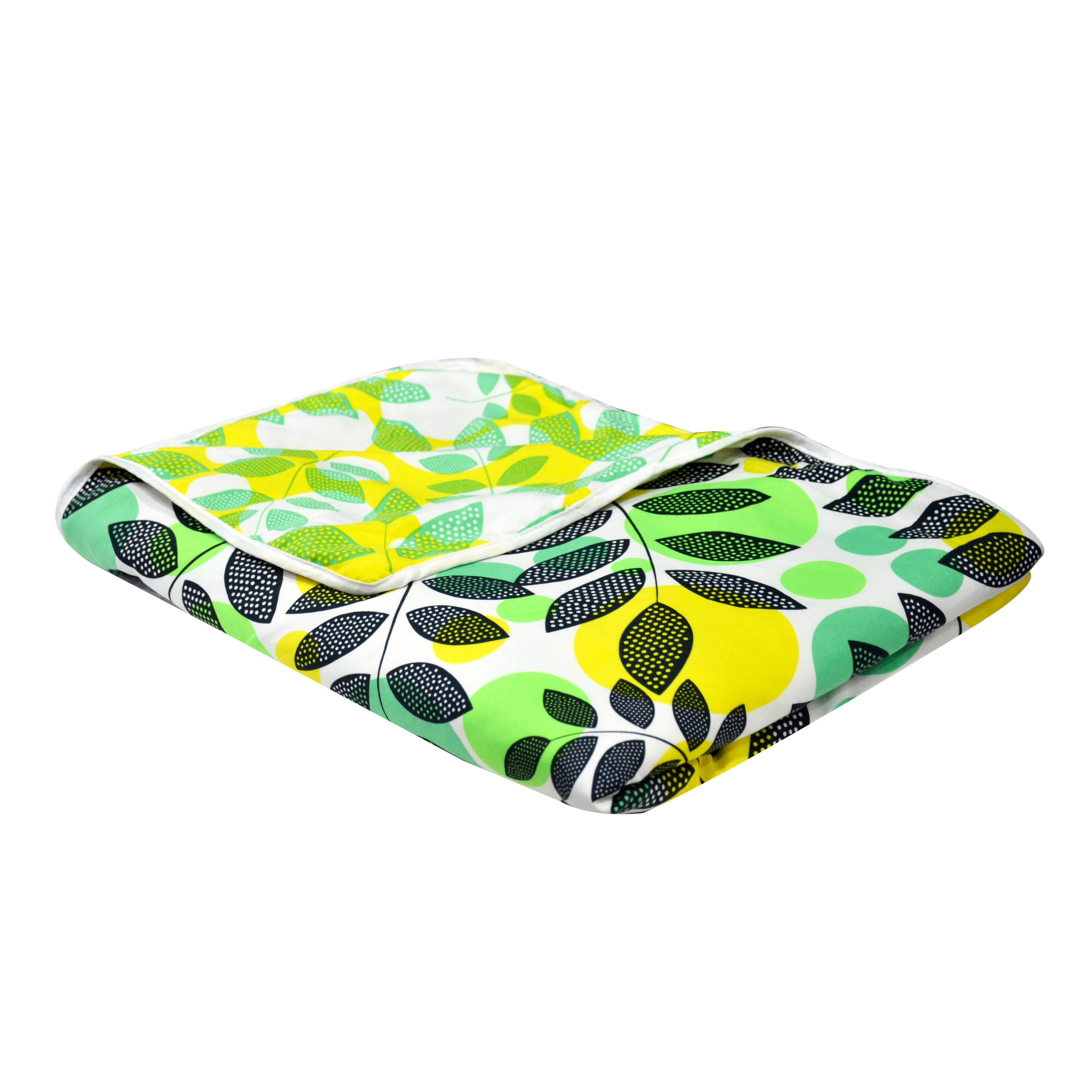 DIVINE CASA Single Polyester Green Floral Dohar DIVINE CASA Single Polyester Green Floral Dohar
