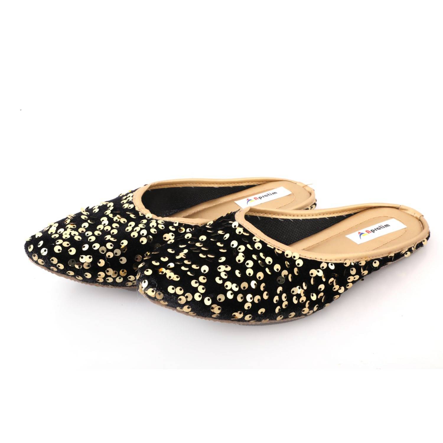     			Raj - Gold Women's Mules