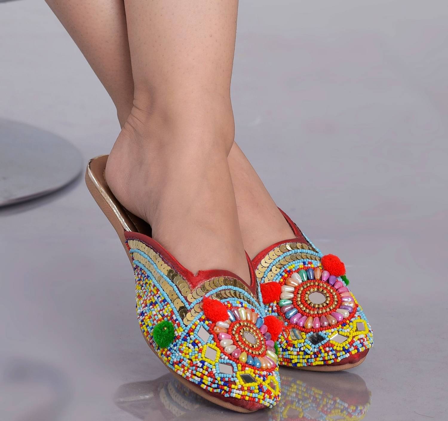     			Raj - Multi Color Women's Mules