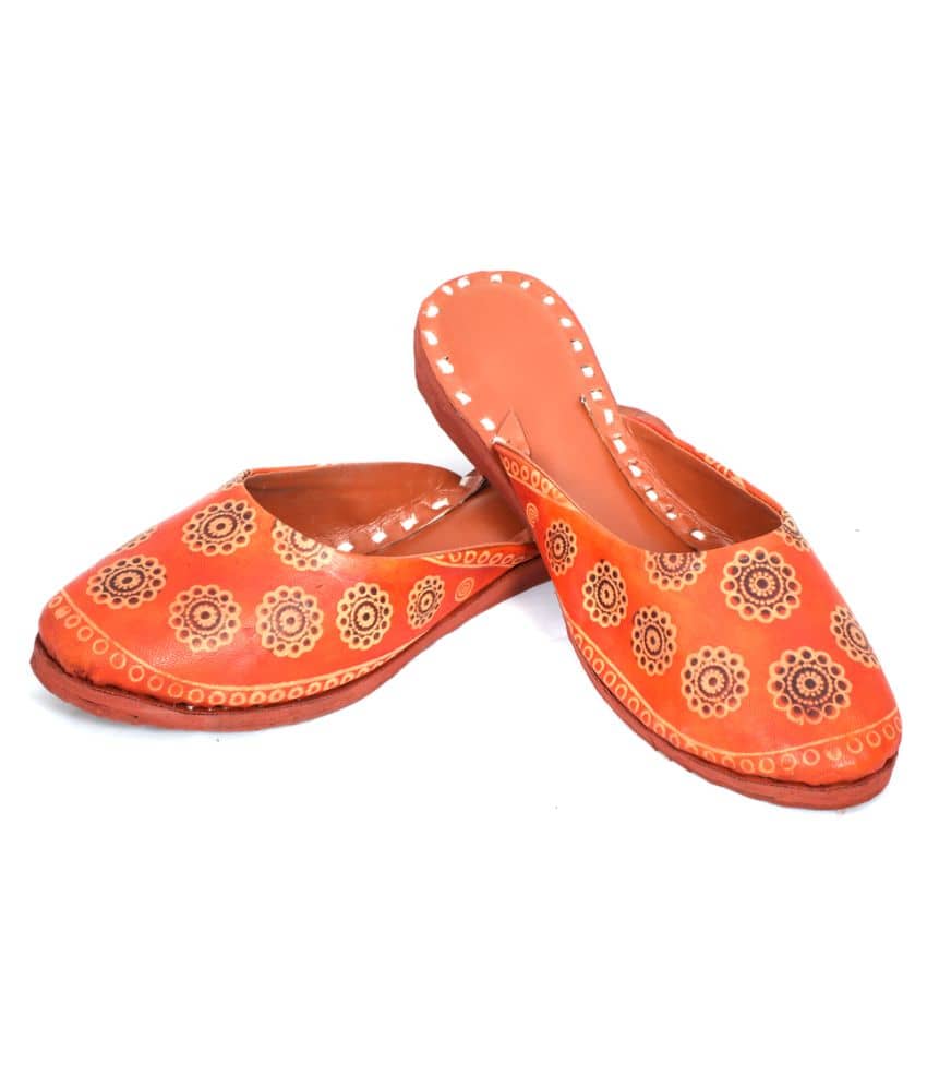 Raj - Tan Women's Mules - Ethnic Shoes | Buy online on ZillyBuy
