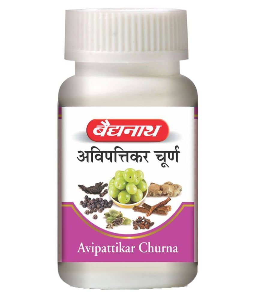 Baidyanath Avipattikar Churna Helpful in Hyper-Acidity, Indigestion and Urinary Problems 120gm (Pack of 1)