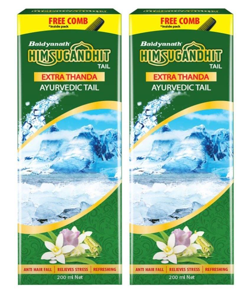 Baidyanath Himsugandhit Tail Provide relief from daily mental and physical stress 200gm (Pack of 2) Baidyanath Himsugandhit Tail Provide relief from daily mental and physical stress 200gm (Pack of 2)