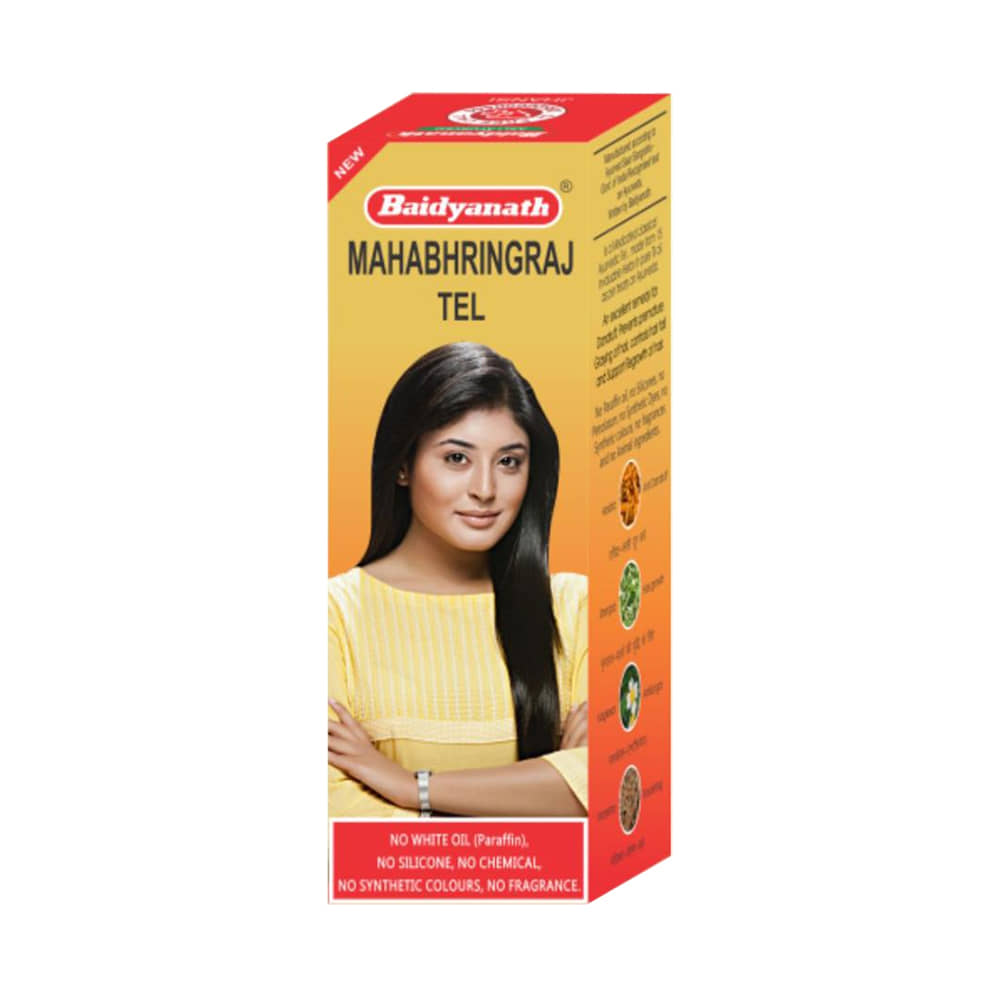 Baidyanath Mahabhringraj oil Hair Oil (100 ml*3) Oil 100 ml Pack of 3