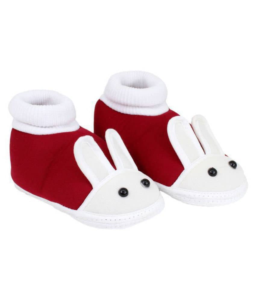 Neska Moda Baby Soft Maroon Booties For Age Group 18 To 24 Months-BT193 - Casual Shoes | Buy online on ZillyBuy