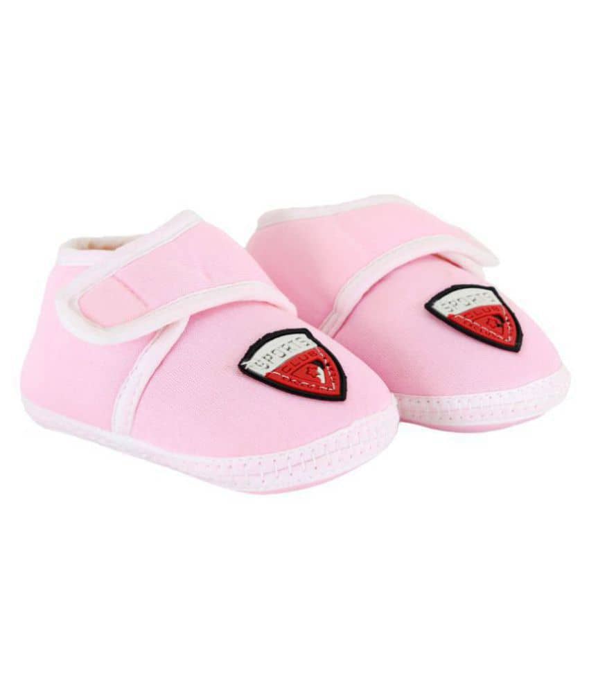 Neska Moda Baby Unisex Sport Baby Pink Booties/Shoes For 0 To 12 Months Infants-SK190 - Casual Shoes | Buy online on ZillyBuy