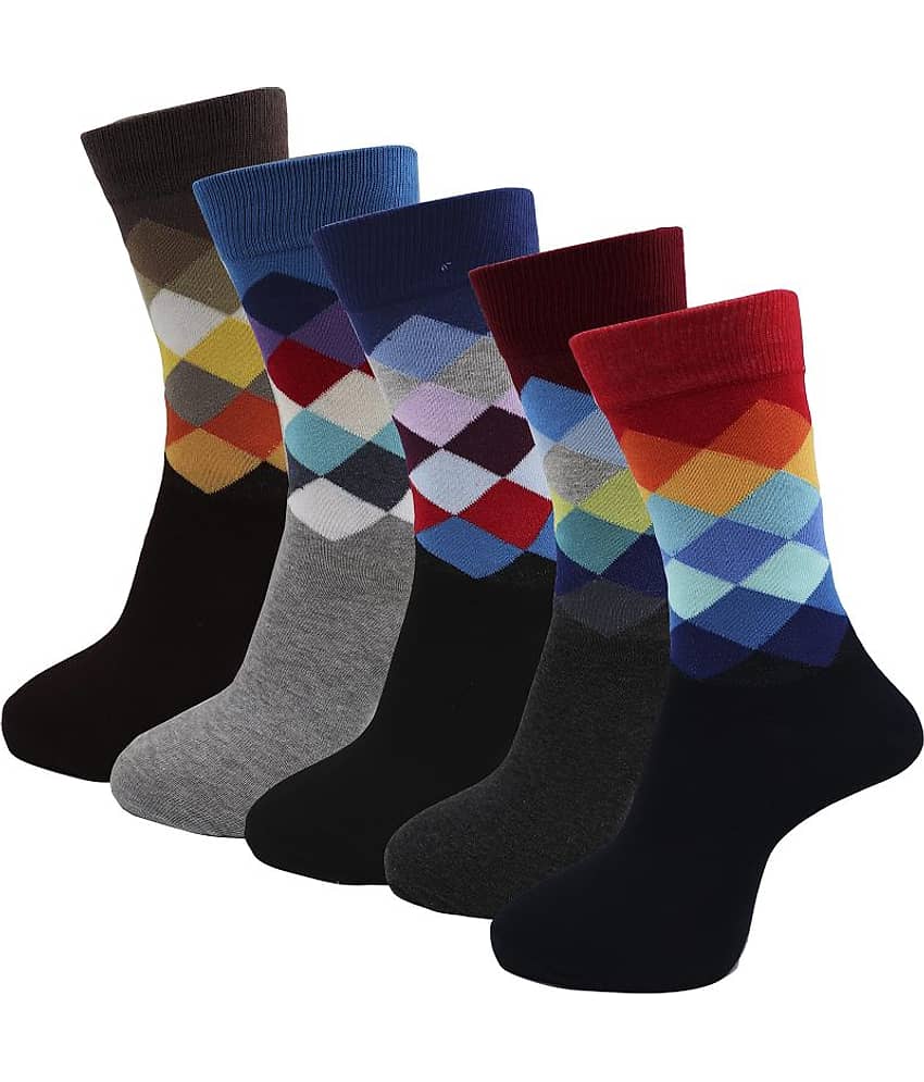 RC. ROYAL CLASS Cotton Full Length Socks Pack of 5 - Socks | Buy online on ZillyBuy
