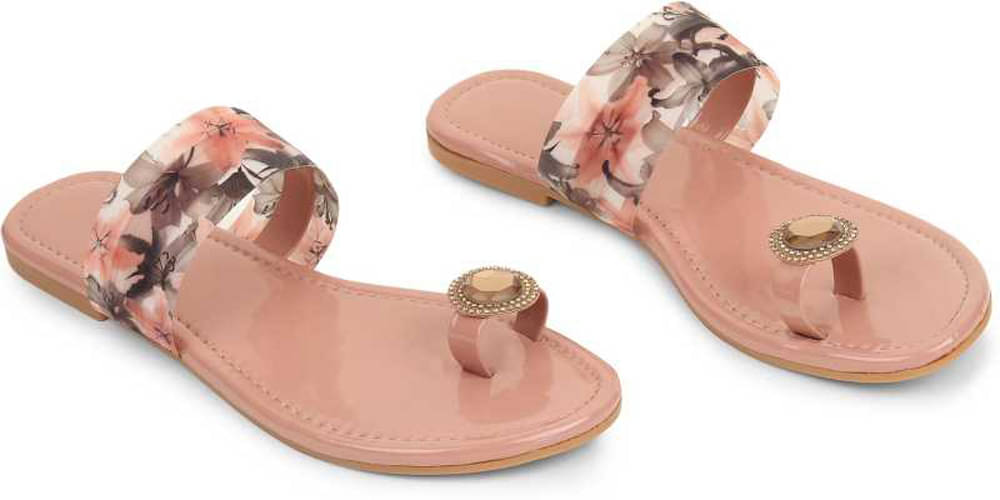     			Shoestail PeachPuff Flats