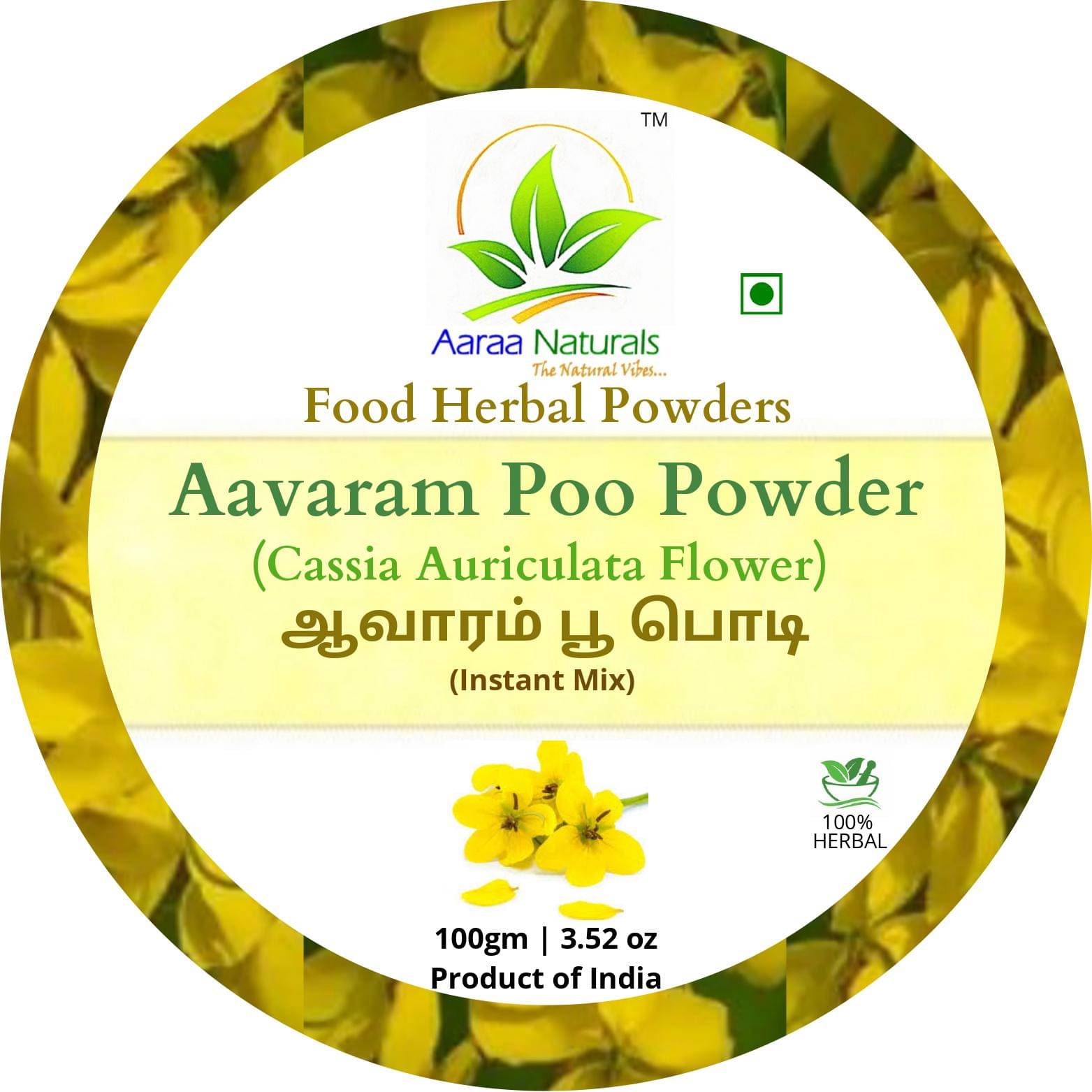 Aaraa Aavaram Poo Powder Instant Mix 100 gm Pack of 2 Aaraa Aavaram Poo Powder Instant Mix 100 gm Pack of 2