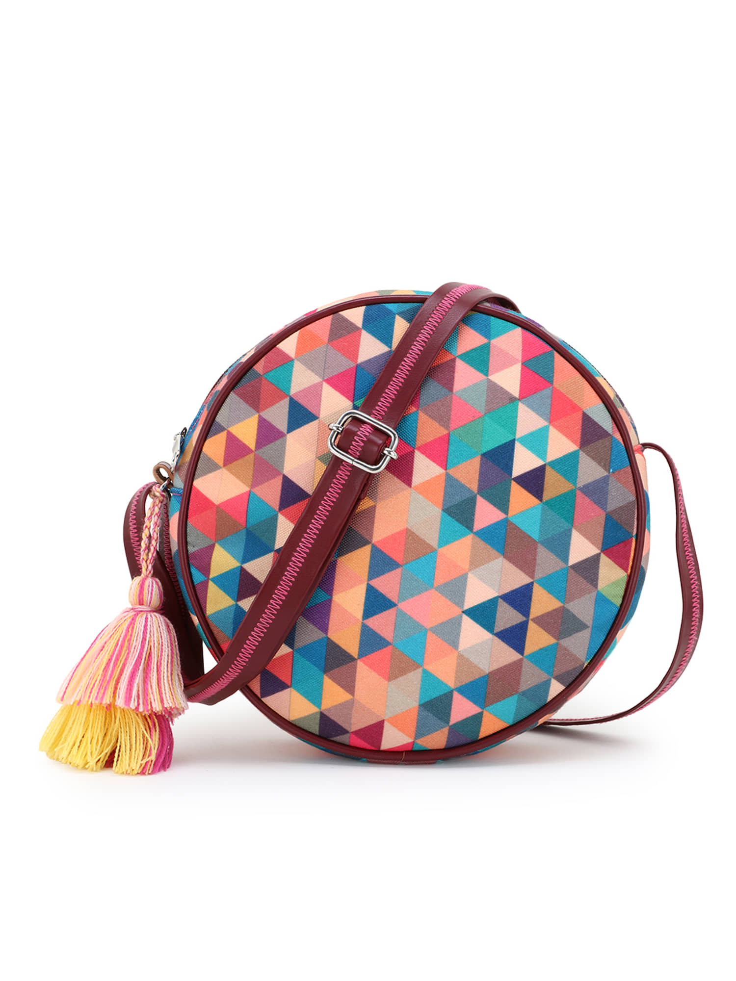 Anekaant Multi Polyster Sling Bag - Handbags | Buy online on ZillyBuy