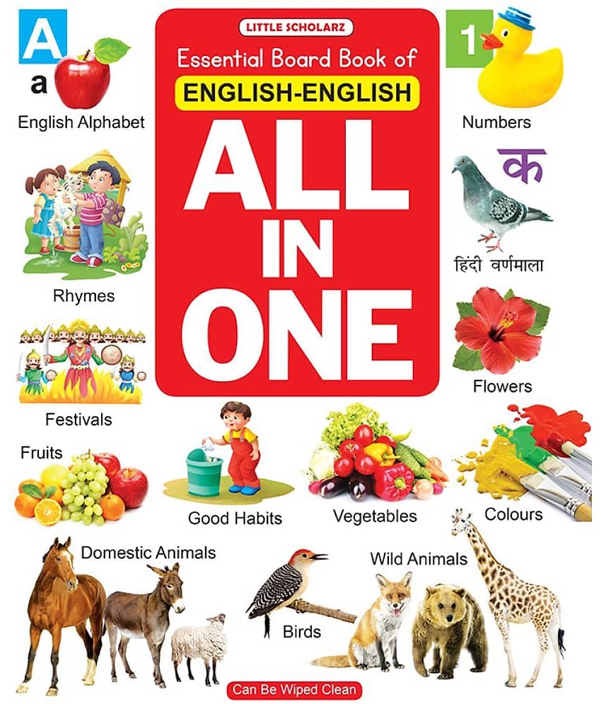 Essential Board Book of ALL in ONE (English-English) - Stationery | Buy online on ZillyBuy
