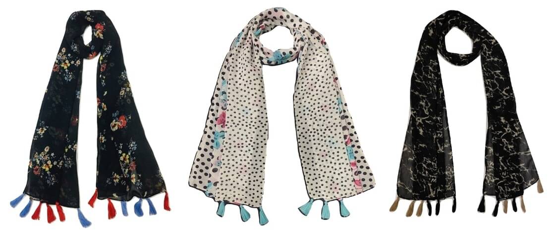     			stolevilla Multi Printed Poly Cotton Yarn Stoles