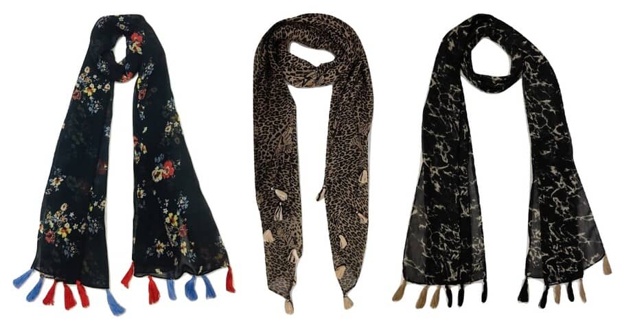 stolevilla Multi Printed Poly Cotton Yarn Stoles - Dupattas & Shawls | Buy online on ZillyBuy