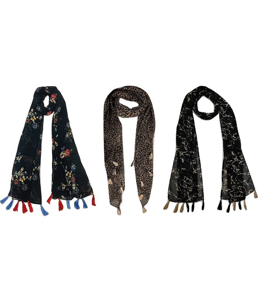 stolevilla Multi Printed Poly Cotton Yarn Stoles - Dupattas & Shawls | Buy online on ZillyBuy