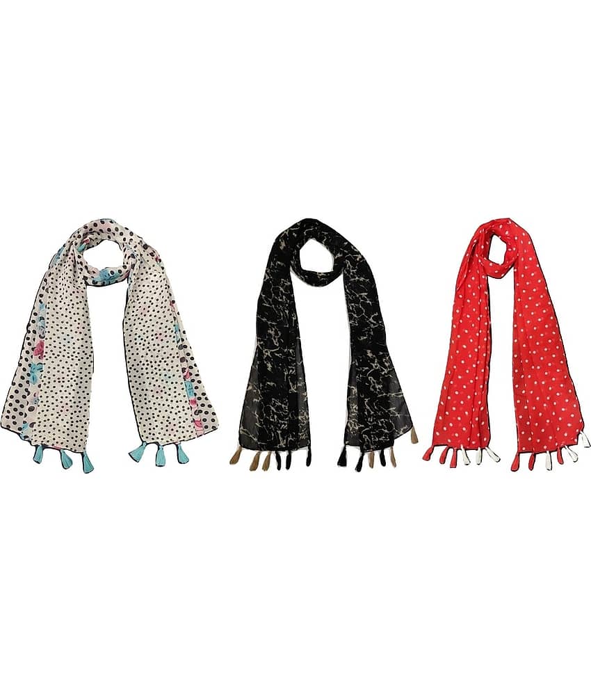 stolevilla Multi Printed Poly Cotton Yarn Stoles - Dupattas & Shawls | Buy online on ZillyBuy