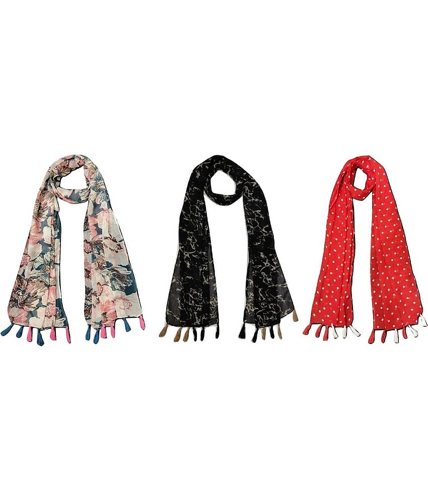 stolevilla Multi Printed Poly Cotton Yarn Stoles - Dupattas & Shawls | Buy online on ZillyBuy