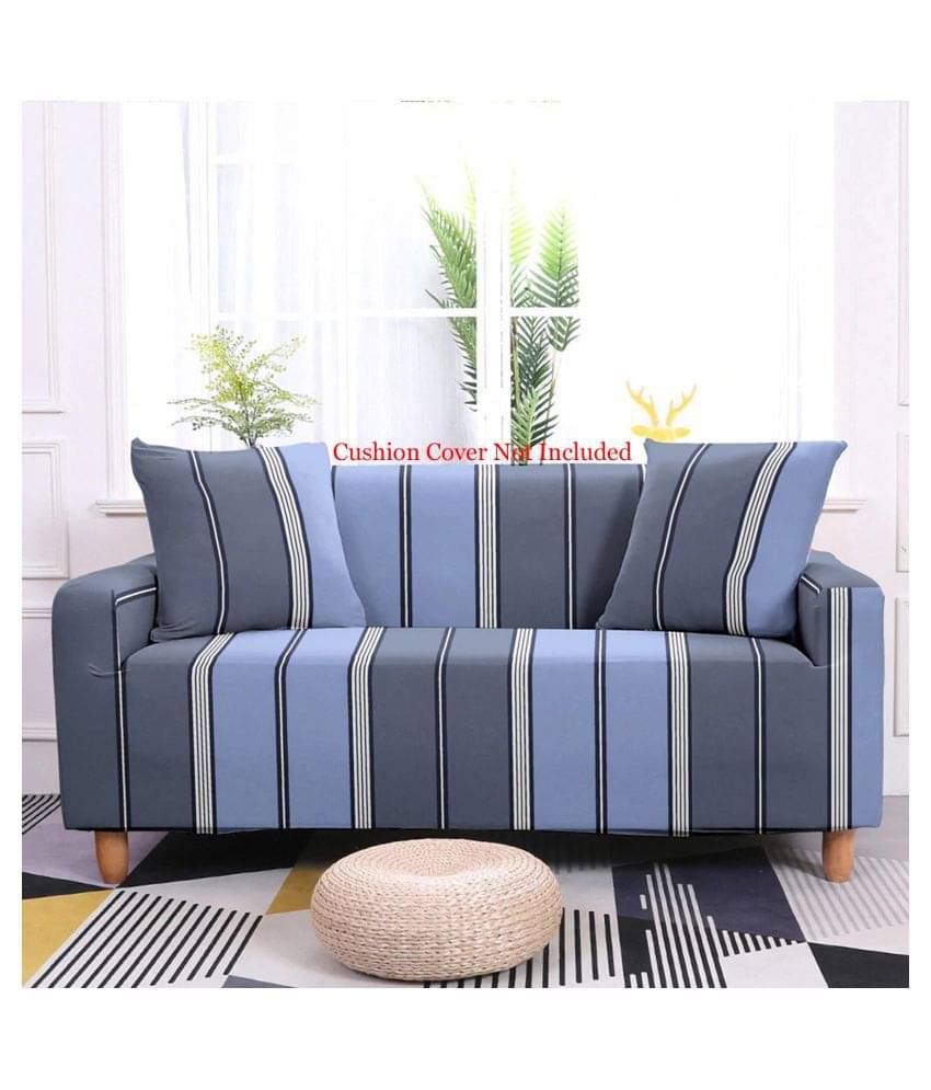House Of Quirk 2 Seater Off White Polyester Single Seat Cover House Of Quirk 2 Seater Off White Polyester Single Seat Cover
