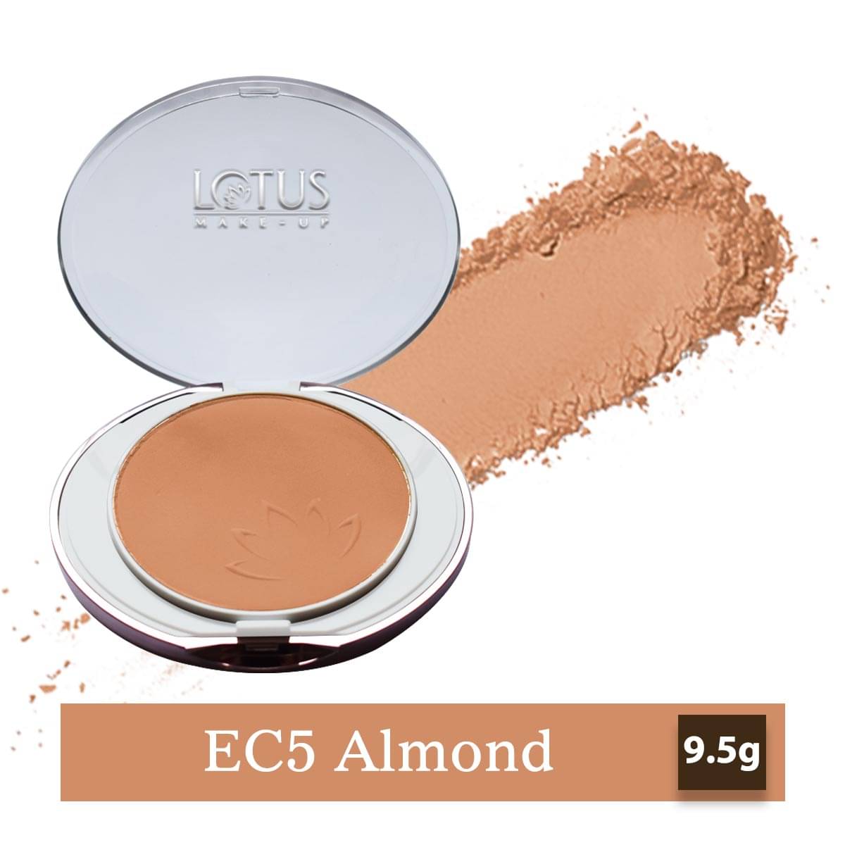     			Lotus Makeup Ecostay Ideal Finish Pressed Powder Almond ,EC5, 9.5g (Pack of 1)