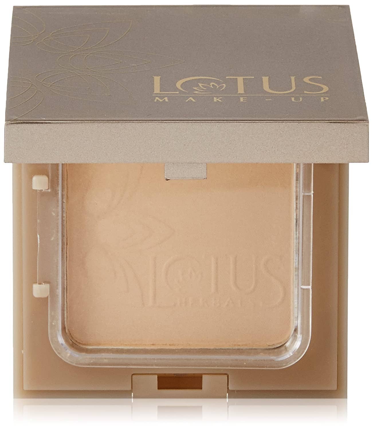 Lotus Makeup Pure Radiance Compact Light Choco 555 SPF15, Light Weight, All Skin Types 9g