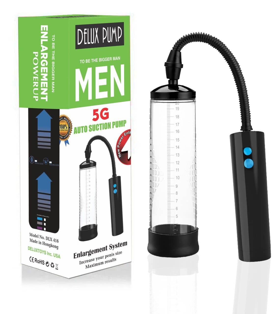 PREMIUM QUALITY CHARGEABLE AUTOMATIC FULL POWER PENIS ENLARGEMENT PUMP FOR MEN BY NAUGHTY WORLD