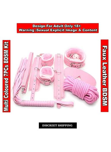 Couples Sex Toys SM Bondage 7 pieces Set Sex Roleplay Fetish Dog Slave  Flirting Bondage Kit