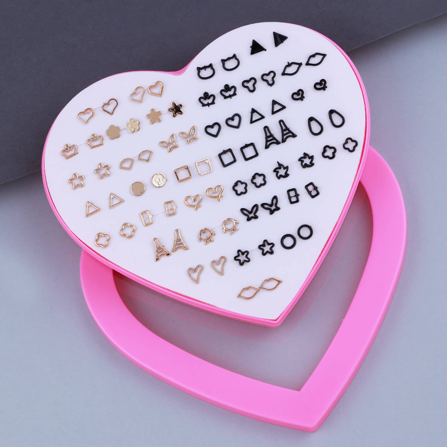     			Stud Earring Elegant  Multicolor Multi Designe Set Of 36 Earrings for girls