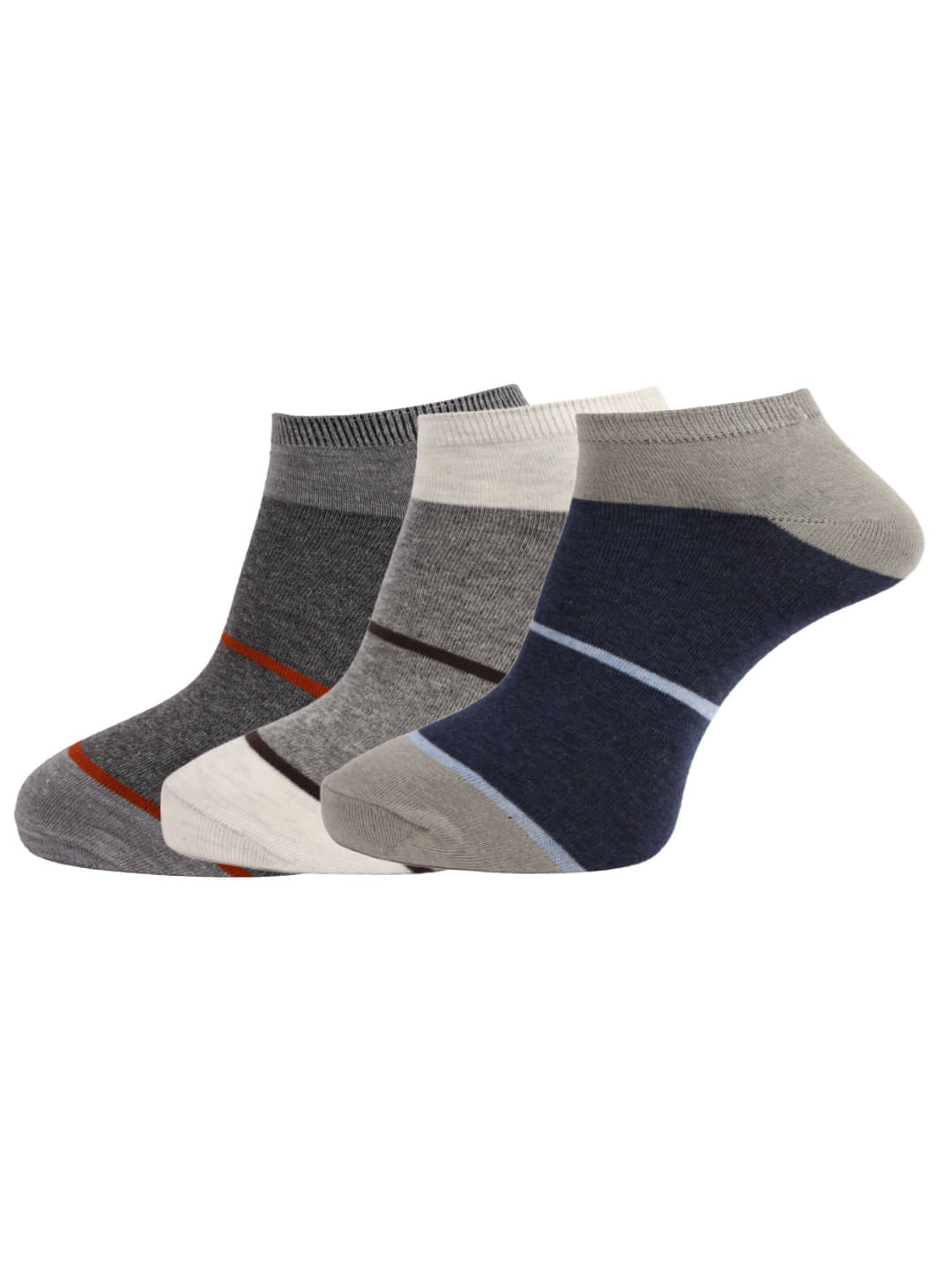     			Dollar - Cotton Men's Colorblock Multicolor Ankle Length Socks ( Pack of 3 )