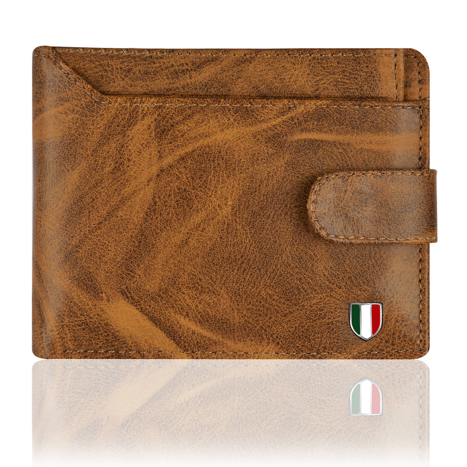 GIOVANNY Faux Leather Tan Casual Regular ATM Card Holder Wallet (Men's Purse) - Handbags | Buy online on ZillyBuy