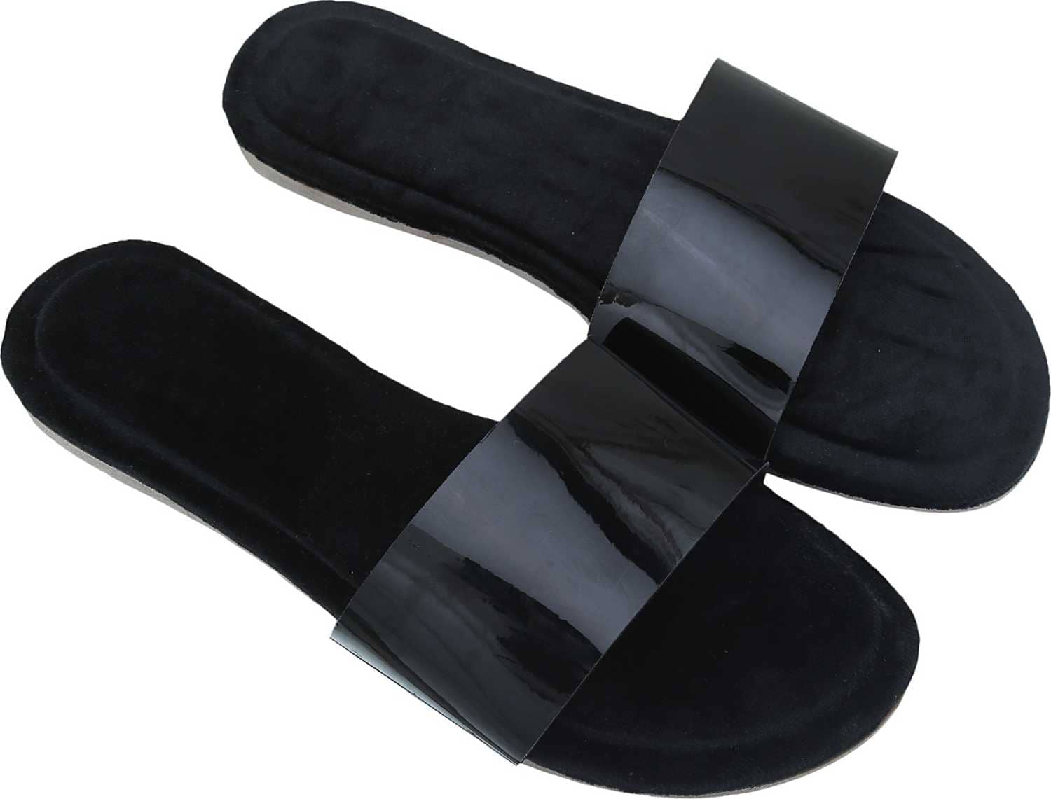 Apratim Black Flats