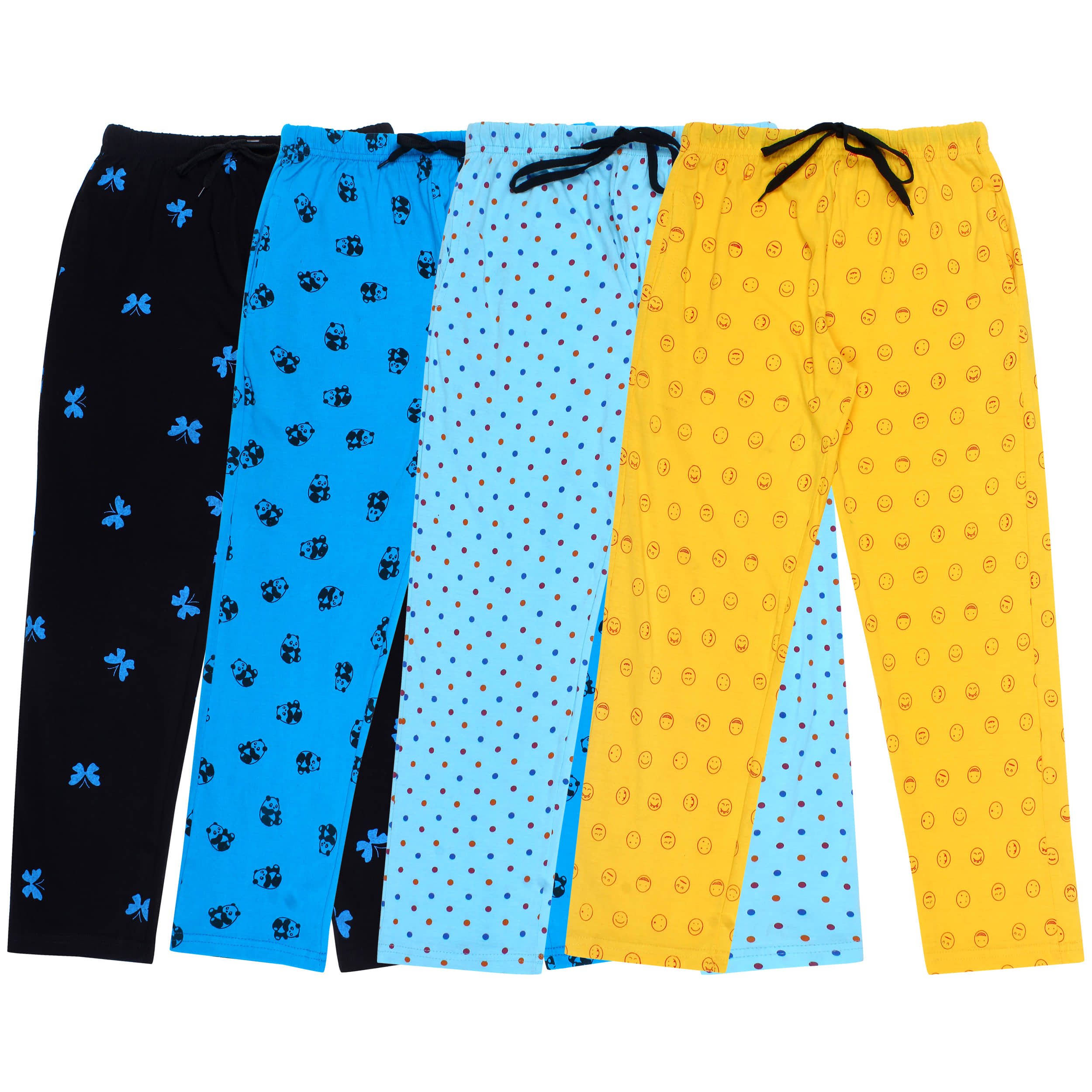 Diaz Pack of 4 Boys Cotton Trackpant ( Multi ) - Track Pants | Buy online on ZillyBuy