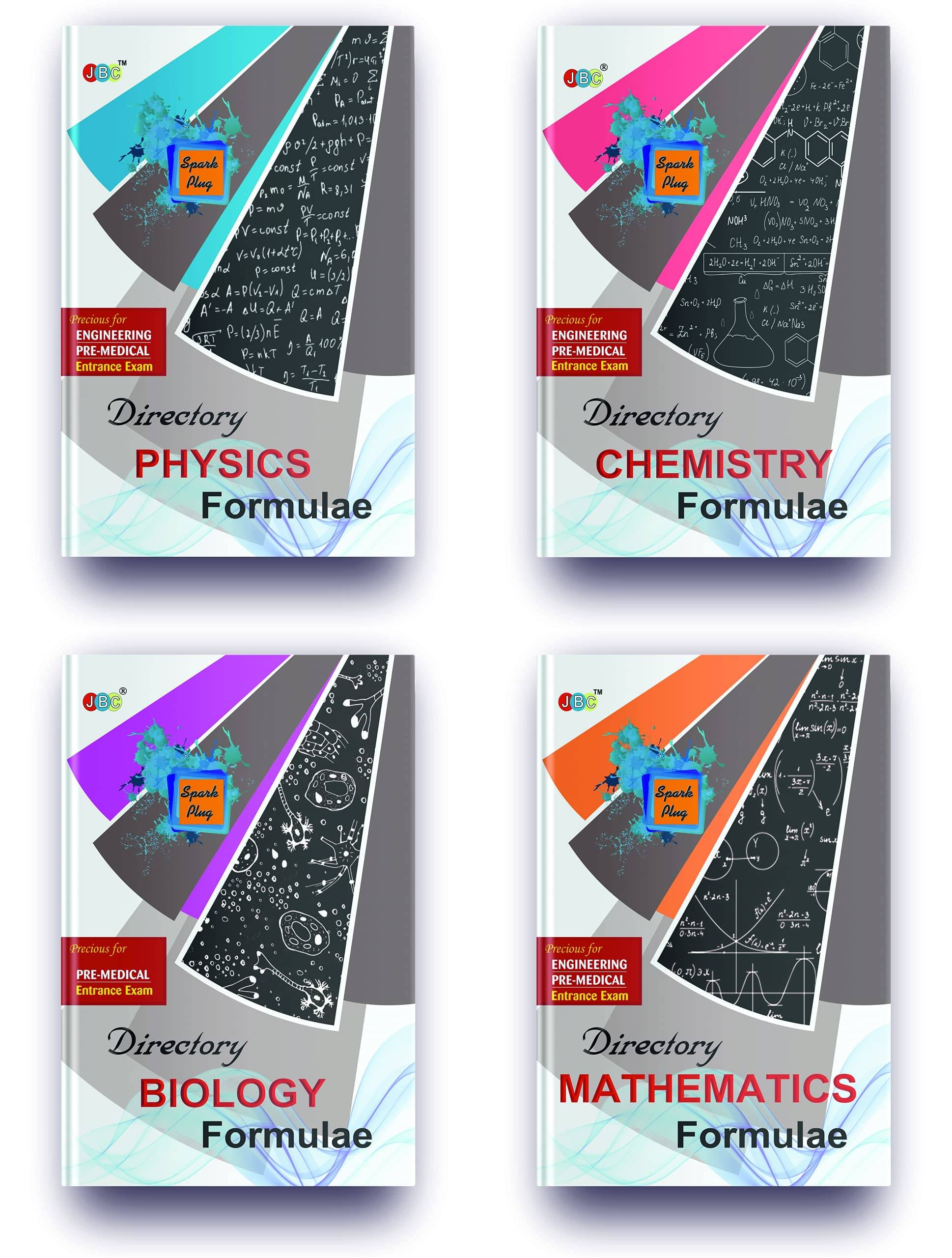     			JBC PRESS PCMB Handbook Set Of 4 Books, Every Chapter And Concepts Of Physics, Chemistry, Biology And Mathematics Is Covered, Suitable For Every Exam Like Board Exam, NEET, JEE, Etc