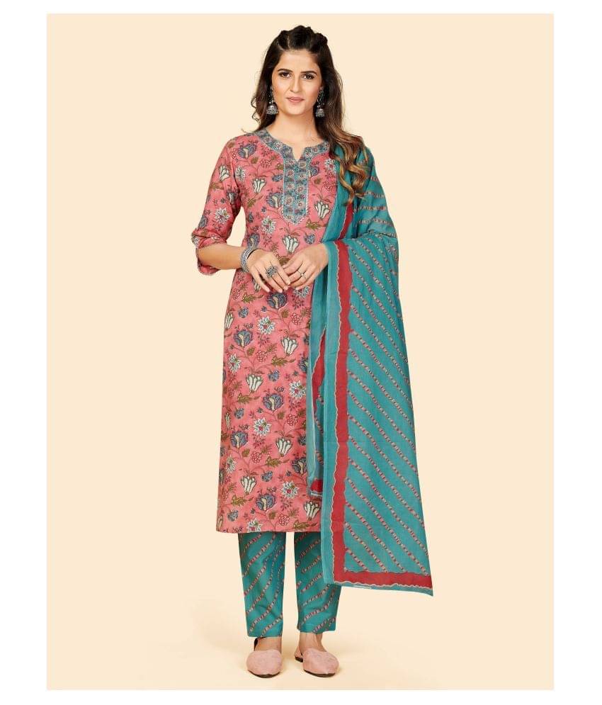 Vbuyz Cotton Kurti With Pants - Stitched Suit Single Vbuyz Cotton Kurti With Pants - Stitched Suit Single