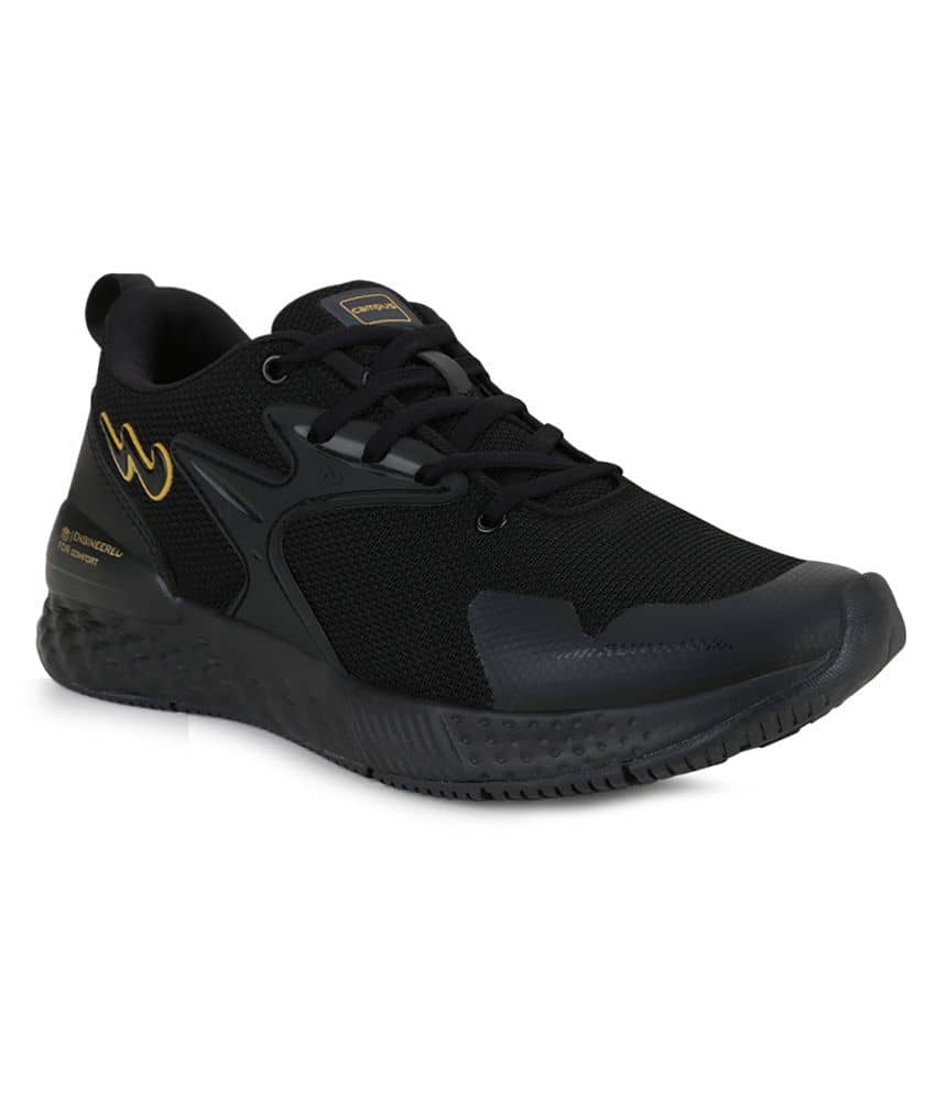 Campus Simon Pro Black Running Shoes - Sports Shoes | Buy online on ZillyBuy
