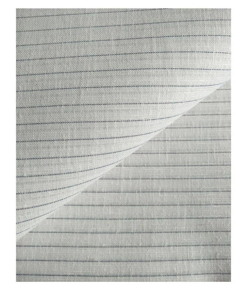 Makhanchor White Linen Blended Unstitched Shirt pc Single - Unstitched Fabrics | Buy online on ZillyBuy