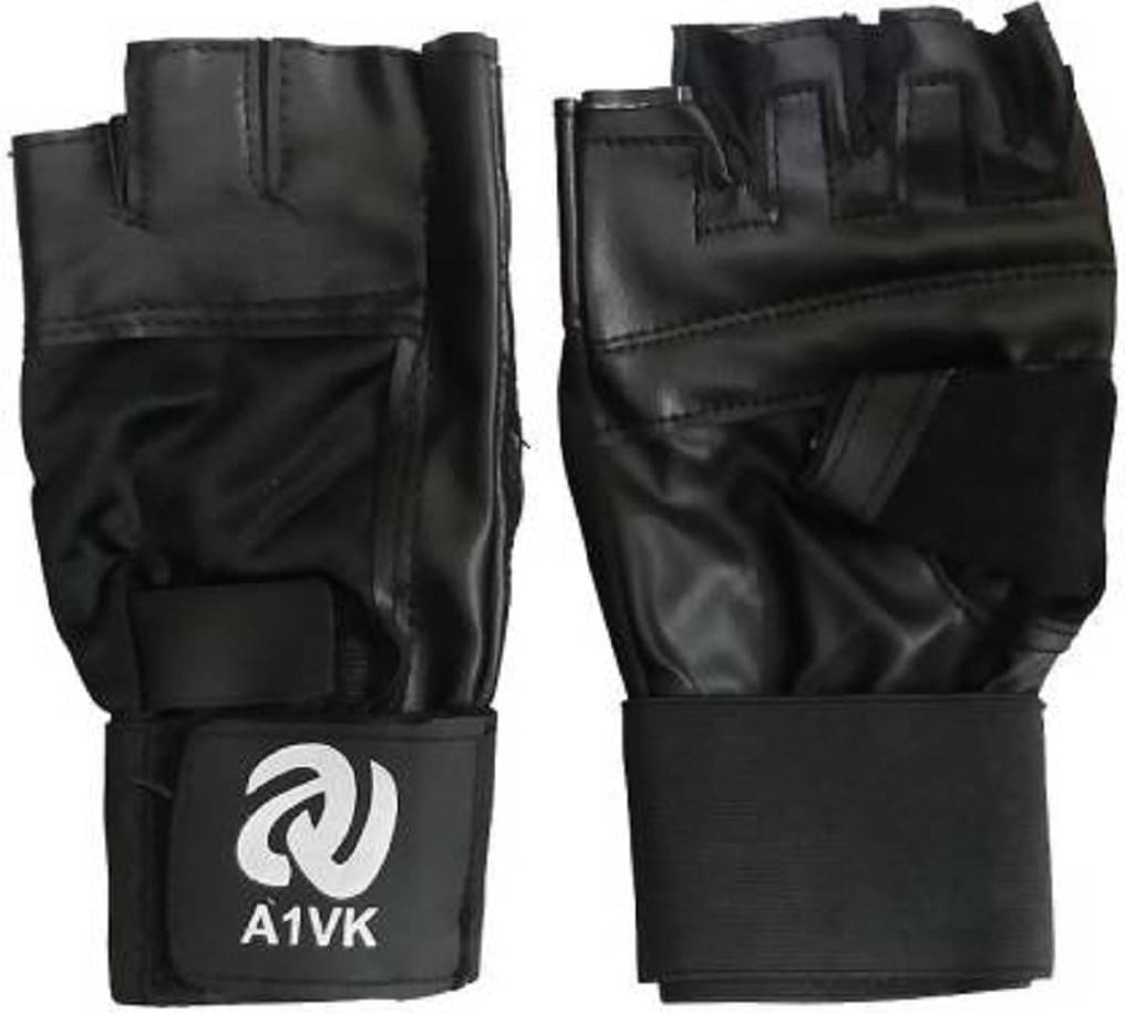     			A1VK Black Gym Gloves