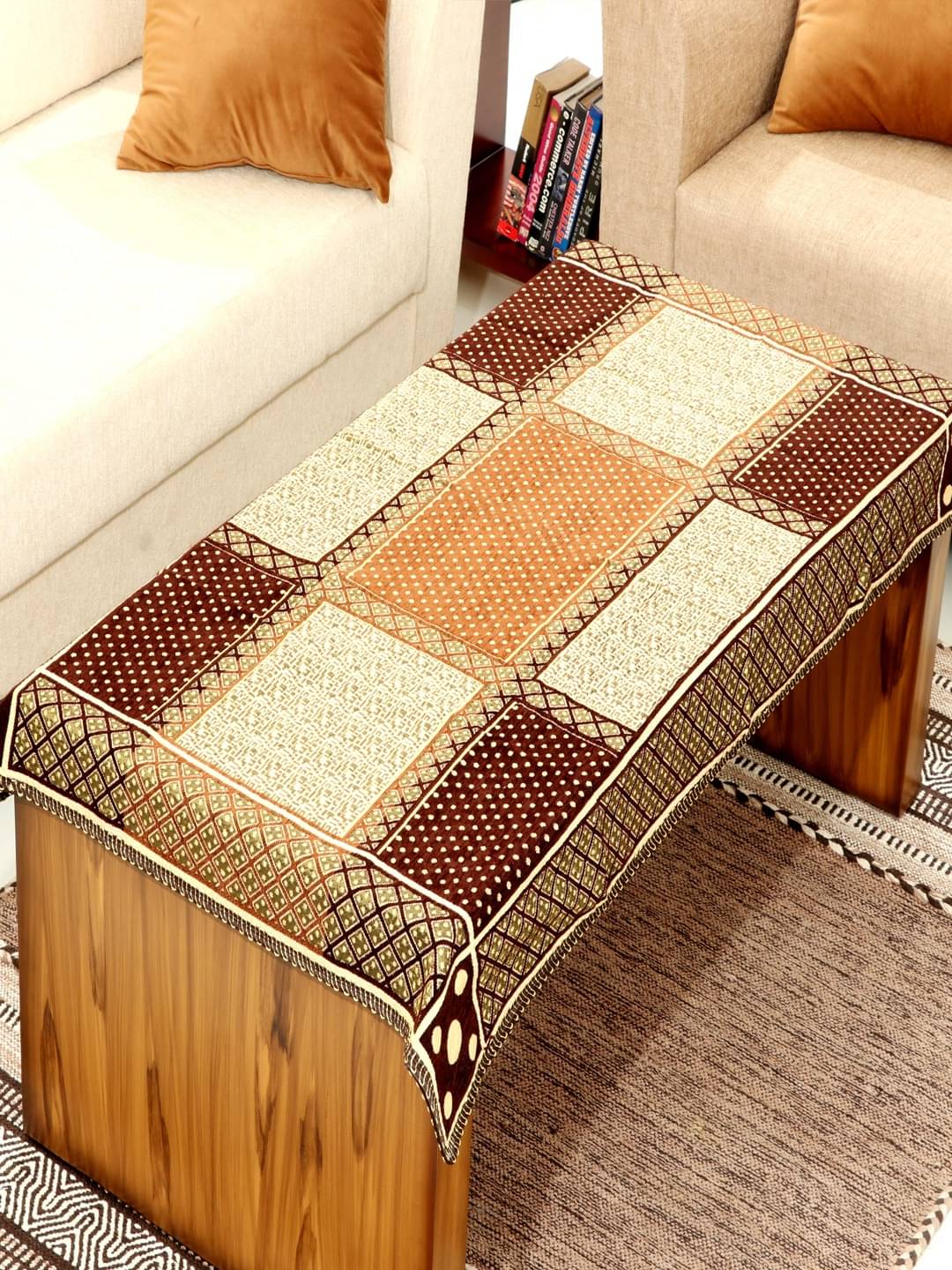     			BELLA TRUE 4 Seater Chenille Single Table Covers
